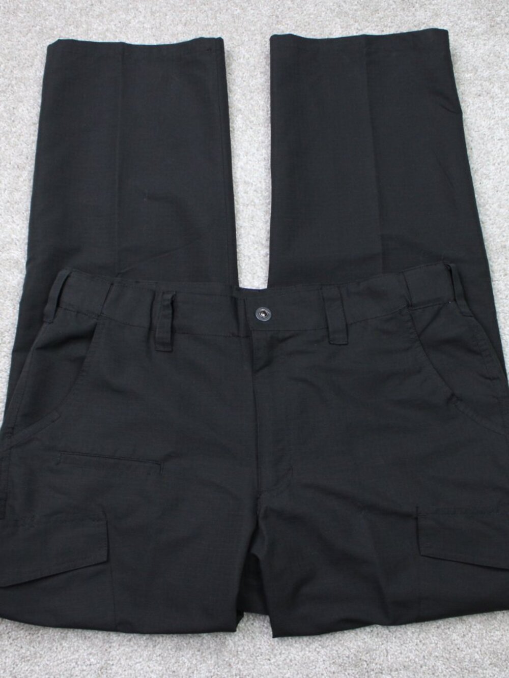 Propper Pants Mens 36x32 Black EdgeTec Tactical Cargo Polyester Ripstop Workwear